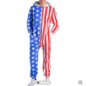 ACCEPTING ALL OFFERS Tipsy elves USA jumpsuit Large l stars Stripes One Piece
